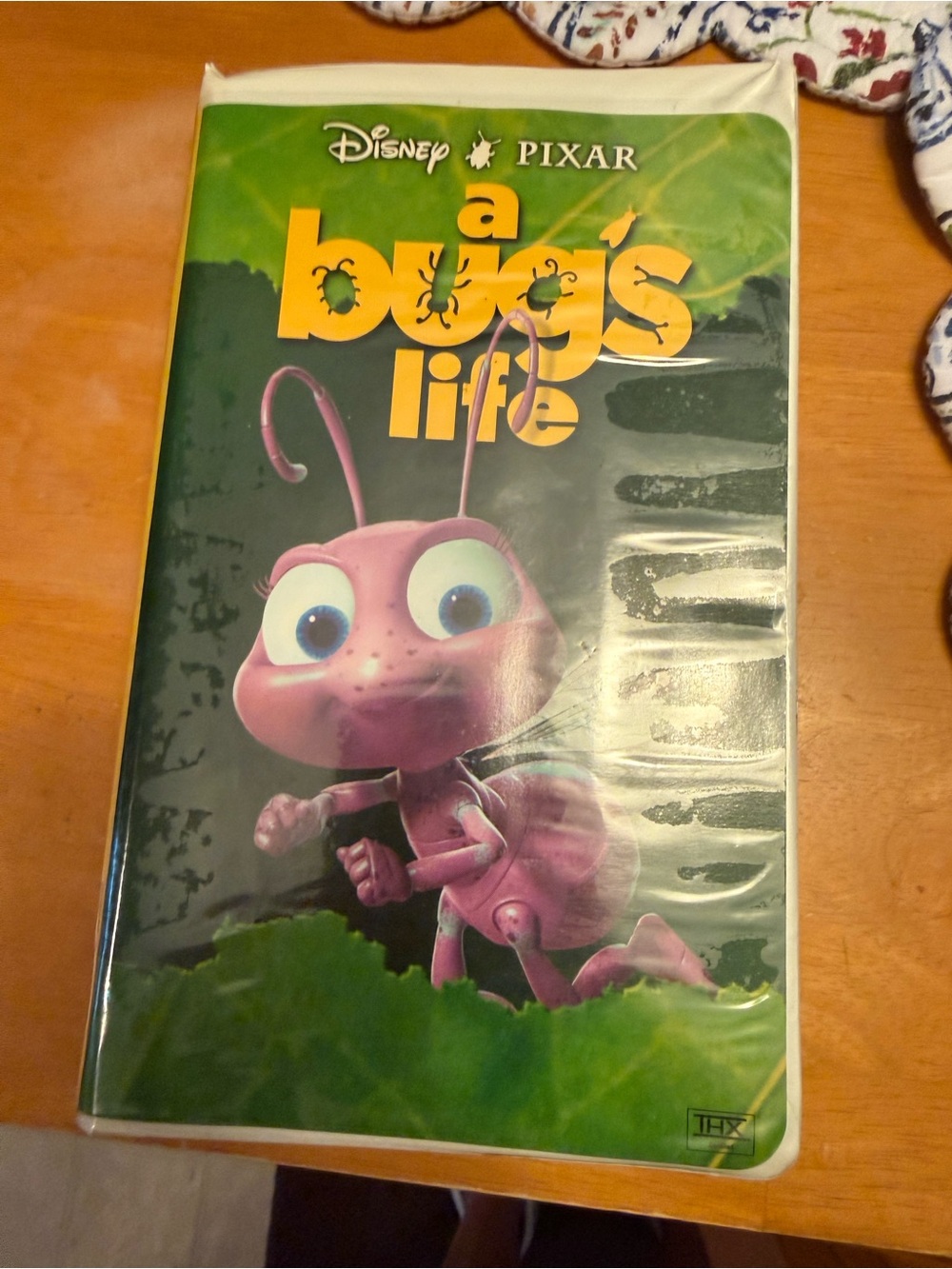 Disney Pixar A Bug's Life Pink Character VHS Cover